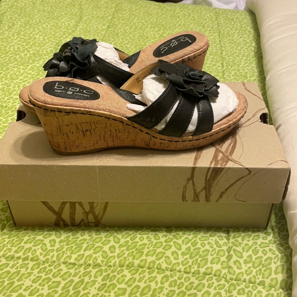Slide in sandals